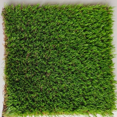 9600 Dtex 18900 Paisagem de alta densidade lazer Erva artificial misturando erva reta e curva