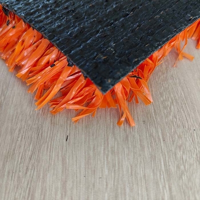 25mm Orange Terraço Artificial Court Multifuncional Para Instalações Desportivas Com Resistência UV