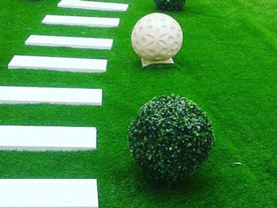 20 mm de altura 140 pontos/m Desporto sintético Erva verde precisa ser preenchida com grânulos de borracha