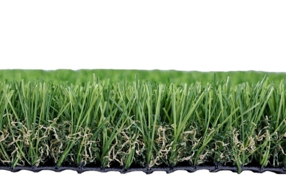 Dtex 12000 "C" Forma 40mm Erva de paisagismo artificial 130 pontos/M Erva falsa para jardins