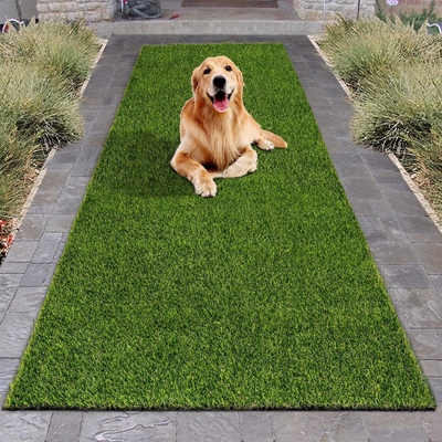 Faça sua casa e jardim se destacarem com a decoração de grama verde artificial de 35 mm de altura