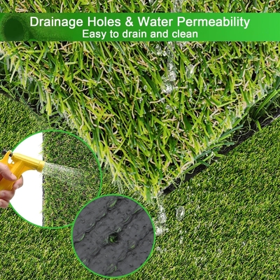 Faça sua casa e jardim se destacarem com a decoração de grama verde artificial de 35 mm de altura