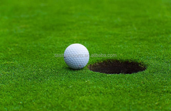 Relva artificial de golfe com alta densidade de altura de pilha de 17 mm e adesivo PU para putting greens sintéticos