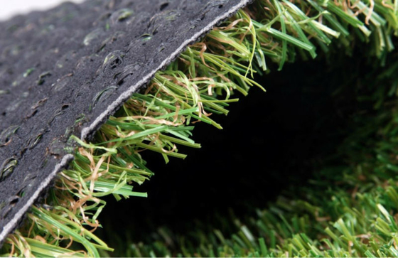 140 pontos/m de grama artificial híbrida 25mm SBR látex adesivo aparência realista para animais de estimação e jardins