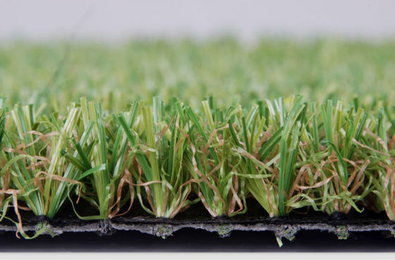 140 pontos/m de grama artificial híbrida com 25 mm de altura de pilha e adesivo de látex SBR para uma aparência realista em jardins
