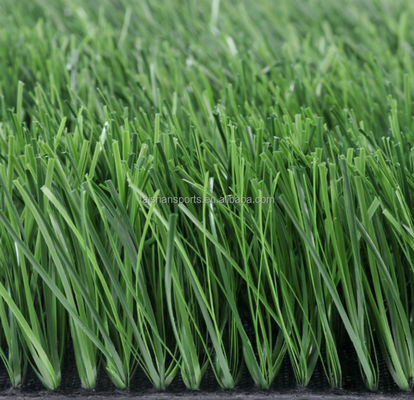 Grama artificial de futebol verde com apoio PP+LENO de calibre 5/8" e revestimento de látex SBR