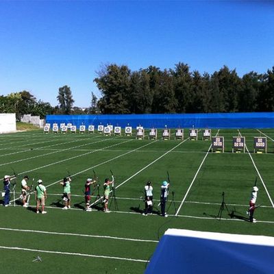 Altura de Pelúcia Personalizável de 20mm, Grama Artificial Resistente a UV para Tênis e Esportes