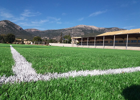 Fifa aprovado resistente aos raios UV 50 mm altura de pilha Futebol grama artificial com alta densidade e baixa manutenção