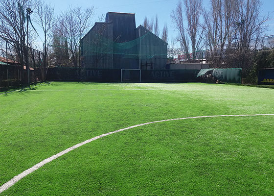 Fifa aprovado resistente aos raios UV 50 mm altura de pilha Futebol grama artificial com alta densidade e baixa manutenção