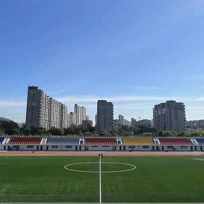 Fifa aprovado resistente aos raios UV 50 mm altura de pilha Futebol grama artificial com alta densidade e baixa manutenção