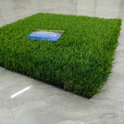 48mm Paisagem de lazer Verde artificial Falsos gramados Alta densidade Alta Dtex Baixa manutenção Aparência realista