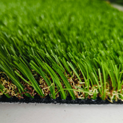 9600 Dtex 18900 Paisagem de alta densidade lazer Erva artificial misturando erva reta e curva