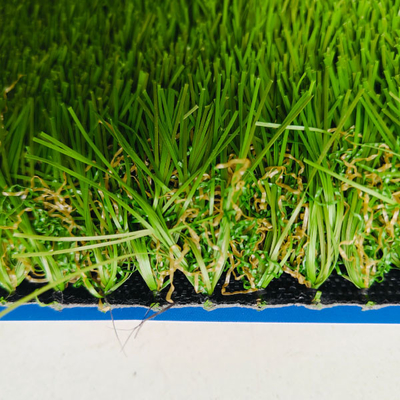 43mm Personalizavel Paisagem Grama Artificial Pile Altura 200 pontos / M Cinco cores misturando para esportes e lazer necessidades