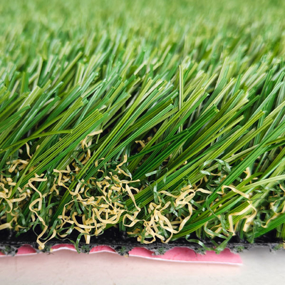 PU Adesivo Quatro Cores Mistura de Paisagem Durável Erva Artificial Com 45 mm de altura de pilha e grande resistência UV