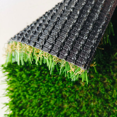 Multifuntcional Grama Artificial Verde 30mm altura de pilha Com revestimento de PU e suporte duplo de PP