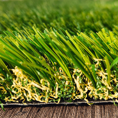 35 mm Alteza da pilha 11200 Dtex Multipurpose Paisagem artificial verde Erva para decoração e entretenimento ao ar livre