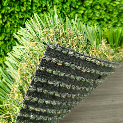 Erva de lazer artificial verde de 40 mm com baixa manutenção e excelente desempenho para uso interno ou externo