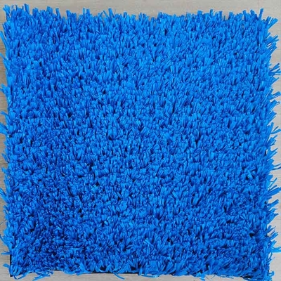 Grama artificial multifuncional de tênis de cor azul 25 mm grama sintética para campos de tênis ou outros campos esportivos