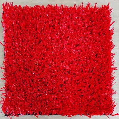 25mm Vermelho Artificial Fake Tennis Grass Low Maintenance Multi Functional Astro Turf Para Esportes de Ténis e Outras Atividades