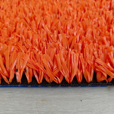 25mm Orange Terraço Artificial Court Multifuncional Para Instalações Desportivas Com Resistência UV