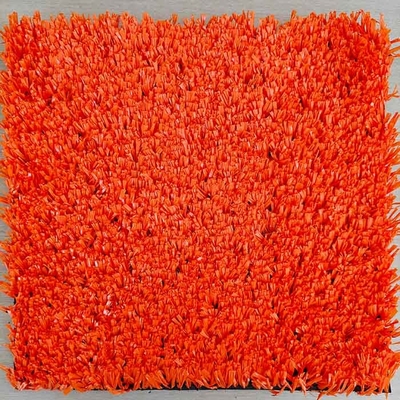 25mm Orange Terraço Artificial Court Multifuncional Para Instalações Desportivas Com Resistência UV