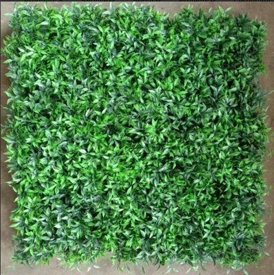 Erva de parede artificial com excelentes efeitos decorativos para casas e cafés com forma quadrada