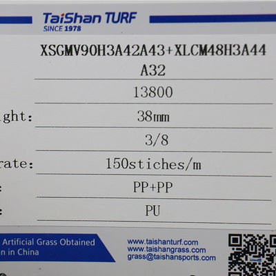 38 mm 13800 Dtex Erva artificial Erva sintética para paisagismo de playground