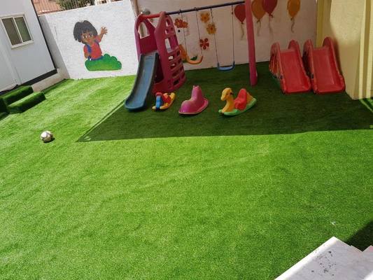 45mm Pile Height Artificial Grass with Realistic Appearance and Low Maintenance for Gardens