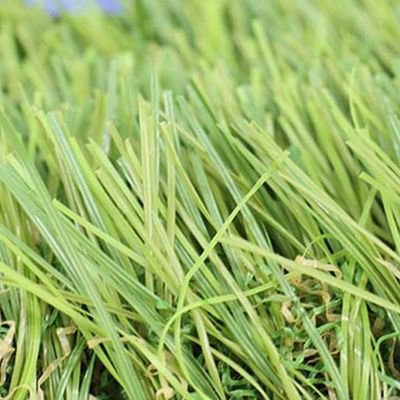 Alta permeabilidade à água Grama artificial de paisagem com primeiro suporte PP LENO e fio de forma plana